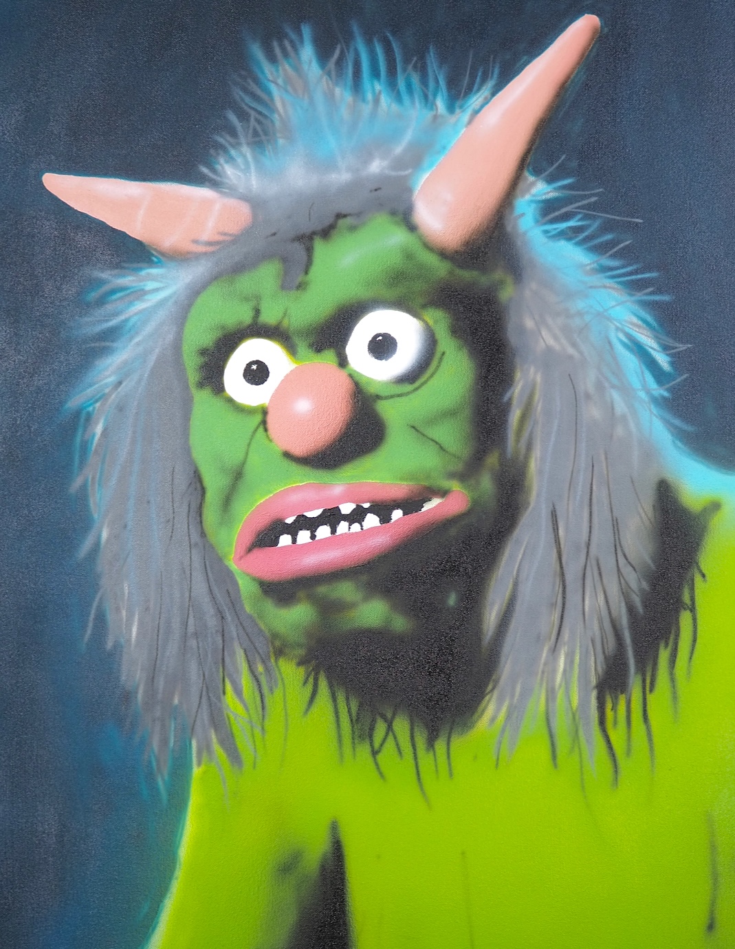 Jarrod Thornbush, a painting by Adam S. Forsythe